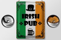 Blechschild Spruch 30x40cm Irish Pub Bier