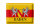 Blechschild Flagge 40x30cm Baden Wappen  Wanddeko