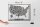 Blechschild Karte 40x30cm The United States Texas Kansas