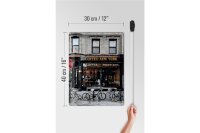 Blechschild Spruch 30x40cm Coffee new York Kaffee