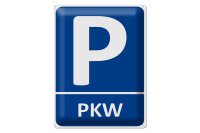 Blechschild Parken 30x40cm PKW Parkplatz Wanddeko