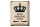 Blechschild Spruch 30x40cm King parking only Krone