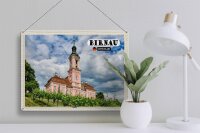 Blechschild Städte Birnau Basilika Architektur 40x30cm