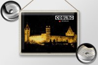 Blechschild Städte Coburg Die Veste Schloss 40x30cm