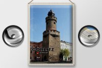 Blechschild Städte Görlitz Reichenbacher Turm 30x40cm