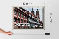 Blechschild Städte Göttingen Altstadt Architektur 40x30cm