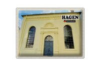 Blechschild Städte Hage Alte Synagoge Architektur...