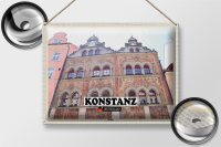 Blechschild Städte Konstanz Rathaus Architektur 40x30cm
