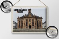 Blechschild Städte Saarbrücken Ludwigskirche 40x30cm