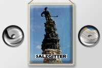 Blechschild Städte Salzgitter Turm der Arbeit 30x40cm