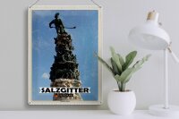 Blechschild Städte Salzgitter Turm der Arbeit 30x40cm