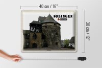 Blechschild Städte Solingen Batterieturm 40x30cm