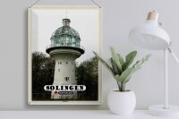 Blechschild Städte Solingen Lichtturm Architektur 30x40cm