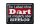 Blechschild Spruch 40x30cm ein Leben ohne Dart ist sinnlos