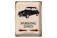 Blechschild Spruch 30x40cm Auto Parking only all others