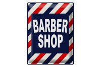 Blechschild Spruch 30x40cm Barbershop Friesur