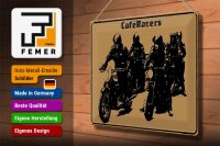 Blechschild Spruch 40x30cm Motorrad Cafe Racers motorcycle