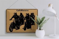Blechschild Spruch 40x30cm Motorrad Cafe Racers motorcycle