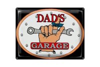 Blechschild Spruch 40x30cm dad´s Garage Papas...