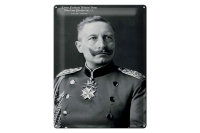 Blechschild Portrait 30x40cm Kaiser Friedrich Wilhelm 1859