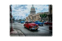 Blechschild Auto 40x30cm Oldtimer Cuba Havana Schild