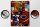 Blechschild Kunst 30x40cm Musik Instrumente Gitarre Piano