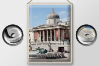 Blechschild Städte London England UK National Gallery 30x40cm
