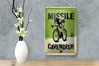 Blechschild Fahrrad 12x18cm the Manx missile Mark Cavendish