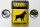Blechschild Spruch 12x18cm Hund Warning beware of dog