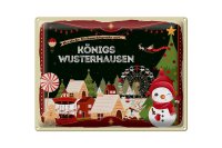 Blechschild Weihnachten Grüße KÖNIGSBRUNN...