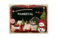 Blechschild Weihnachten Grüße PANKETAL...