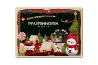 Blechschild Weihnachten Grüße aus PFAFFENHOFEN AN DER ILM  40x30cm