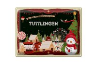 Blechschild Weihnachten Grüße TUTTLINGEN...