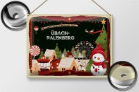 Blechschild Weihnachten Grüße ÜBACH-PALENBERG Geschenk  40x30cm