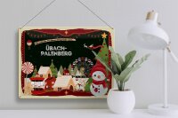 Blechschild Weihnachten Grüße ÜBACH-PALENBERG Geschenk  40x30cm