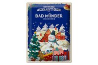 Blechschild Weihnachtsgrüße aus BAD...