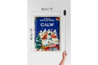 Blechschild Weihnachtsgrüße CALW Geschenk Fest  30x40cm