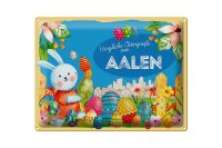 Blechschild Ostern Ostergrüße 40x30cm AALEN Geschenk Fest
