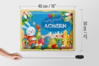 Blechschild Ostern Ostergrüße 40x30cm ACHERN Geschenk Fest