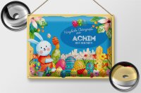 Blechschild Ostern Ostergrüße 40x30cm ACHIM BEI BREMEN Geschenk
