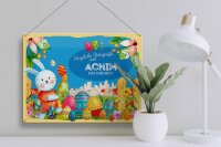 Blechschild Ostern Ostergrüße 40x30cm ACHIM BEI BREMEN Geschenk