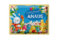 Blechschild Ostern Ostergrüße 40x30cm AHAUS Schild