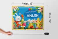 Blechschild Ostern Ostergrüße 40x30cm AHLEN Geschenk