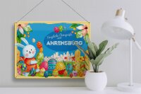 Blechschild Ostern Ostergrüße 40x30cm AHRENSBURG Geschenk