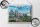 Blechschild Reise 40x30cm Peking China Stadt Hochhäuser Skyline