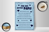 Holzschild Spruch 20x30cm Für den besten Papa