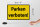 Holzschild Warnschild 30x20cm Parken Verboten gelb