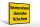 Holzschild Warnschild 30x20cm Betreten Verboten