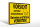 Holzschild Warnschild 30x20cm Wertvoller Schweinebestand