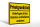 Holzschild Warnschild 30x20cm Privatgrundstück